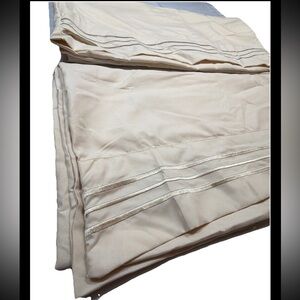 Mellanni BEIGE KING SIZE Pillow Cases 2 Pack OEKO-TEX Certified NEW Standard 100